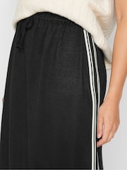 Long Tall Sally Black Stripe Panel Skirt - Image 3 of 3