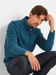 Tog 24 Light Blue Shire Fleece Zip Neck Fleece - Image 4 of 6