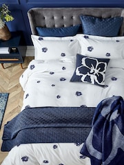 Ted Baker Blue T Quilted Polysatin Pillowcase - Image 2 of 2