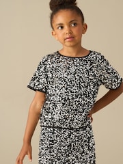 Angel & Rocket Silver Leona Sequin Top - Image 1 of 3