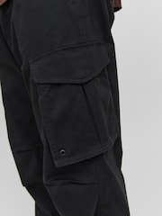 Черный - JACK & JONES брюки-карго свободного кроя - Изображение 5 из 8