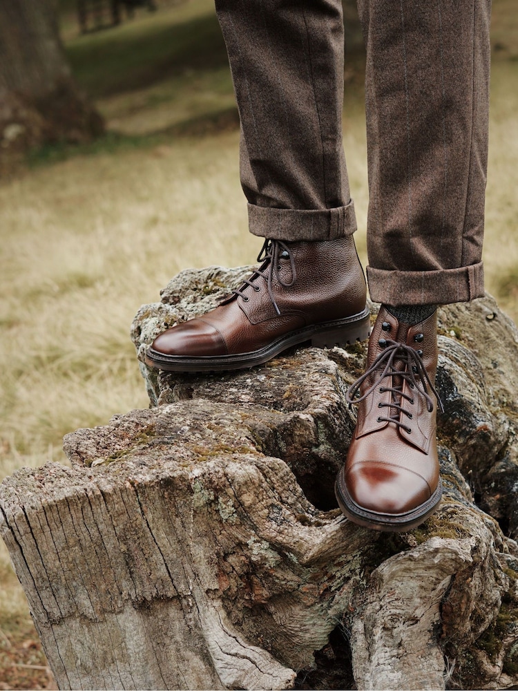 Loake Sedbergh Toe Cap Derby Boots - Image 1 of 5