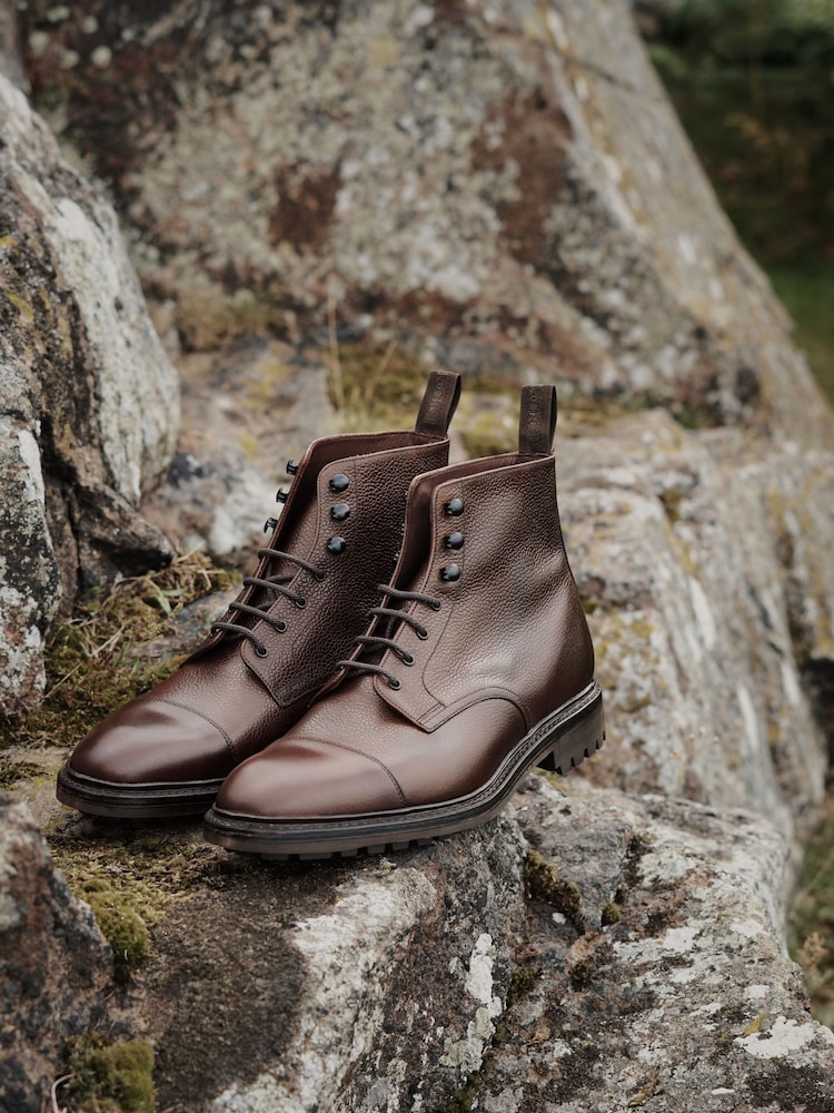 Loake Sedbergh Toe Cap Derby Boots - Image 2 of 5