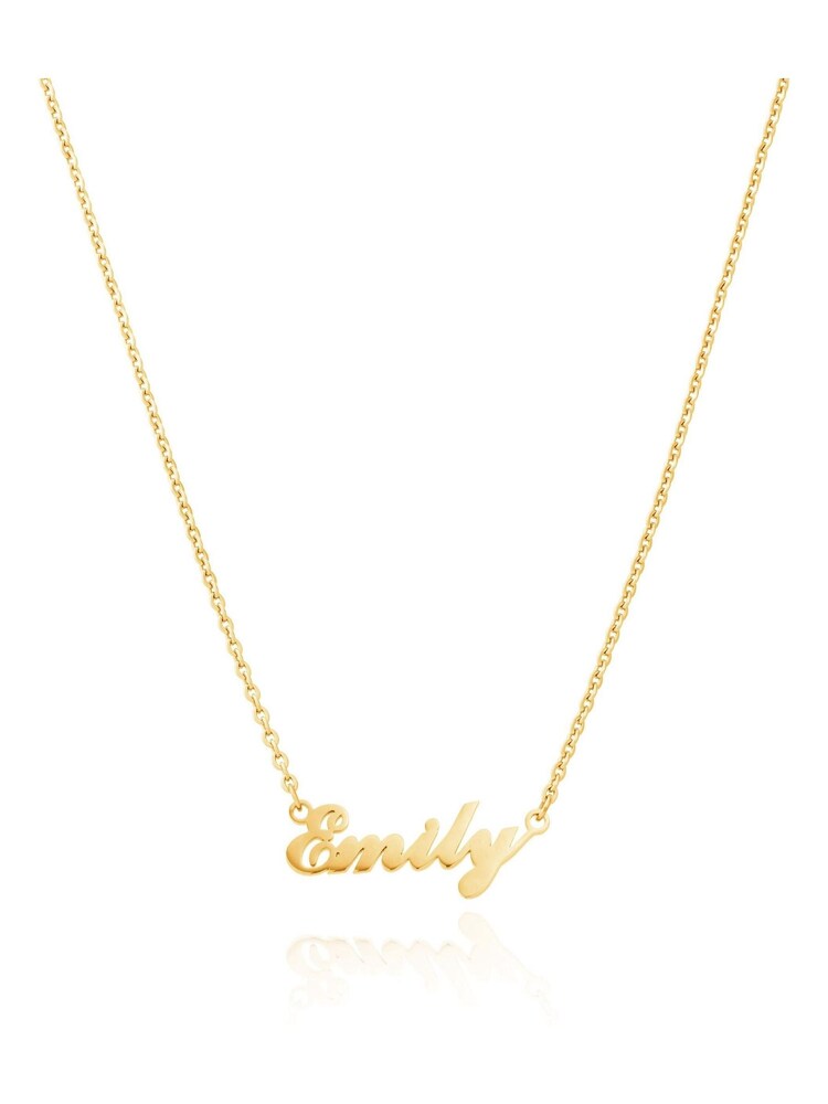 Abbott Lyon Script Personalised Name Small Chain Link Necklace - Image 1 of 3