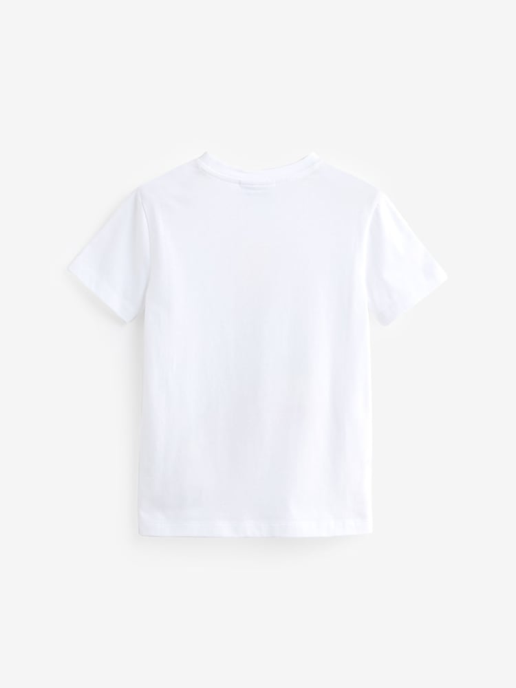 White 100% Cotton Licensed NASA Print T-Shirt (3-16yrs) - Image 2 of 3