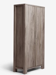 Grey Heath Oak Effect Tall Shelf - Image 6 of 9