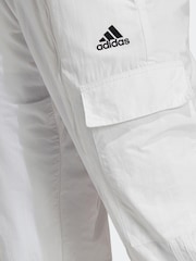 adidas White Dance Woven Versatile Cargo Tracksuit Bottoms - Image 5 of 6