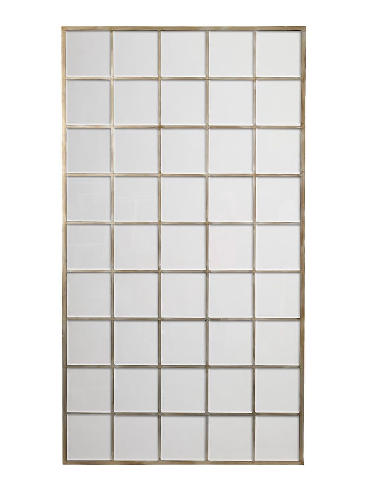 Libra Champagne Gold Statement Floor Mirror - Image 2 of 4