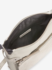 Bone Cream Leather Pocket Messenger Bag - Image 7 of 7