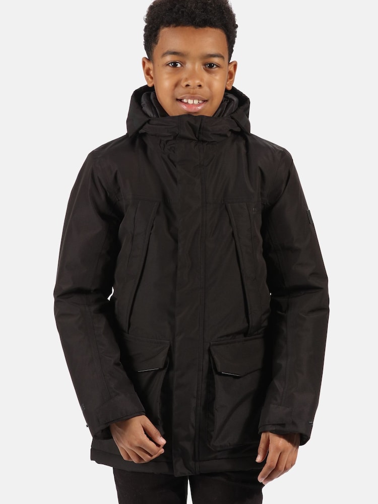 Regatta Paddrick Waterproof Insulated Black Parka Jacket - Image 1 of 7