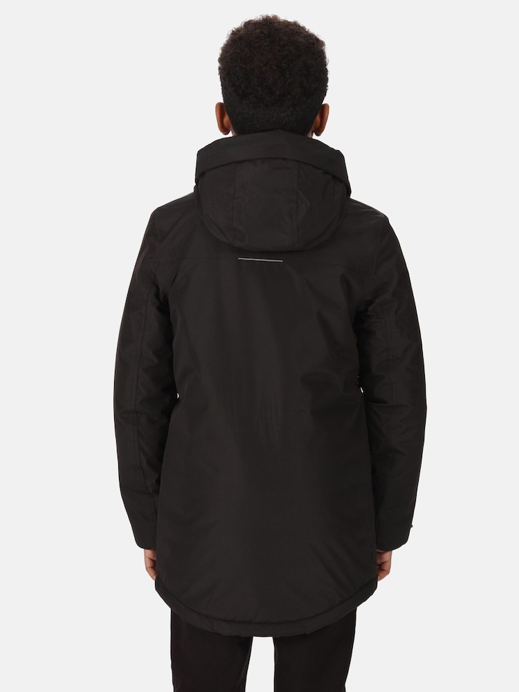 Regatta Paddrick Waterproof Insulated Black Parka Jacket - Image 2 of 7