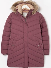 FatFace Purple Hayden Puffer Coat - Image 1 of 1