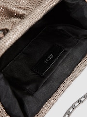 Reiss Nude Clementine Hotfix Studded Shoulder Bag - Image 7 of 7