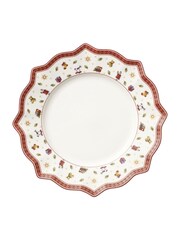 Villeroy and Boch Red Toy's Delight Christmas Dinner Plate - Image 1 of 2