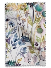 Voyage Sky Blue Blackout Country Hedgerow Made to Measure Roller Blind - Image 3 of 6