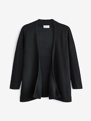Pure Collection Black Gassato Swing Cardigan - Image 4 of 4