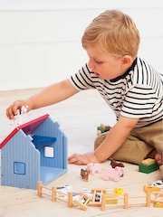 JoJo Maman Bébé Wooden Farm Set - Image 2 of 3