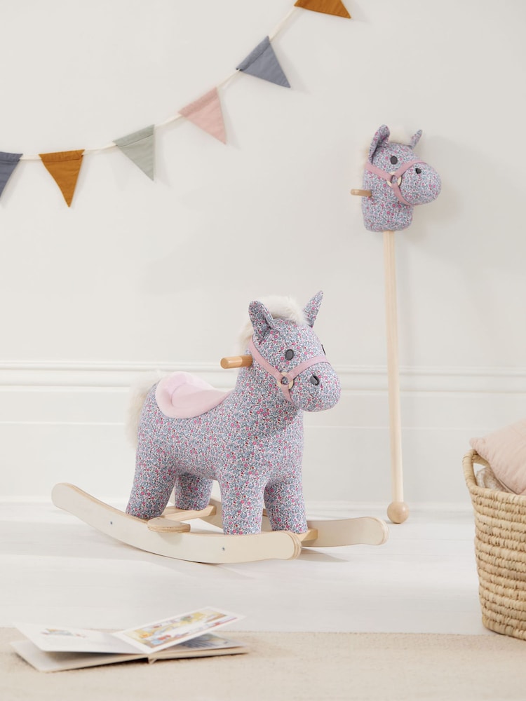 JoJo Maman Bébé Ditsy Rocking Horse - Image 2 of 4
