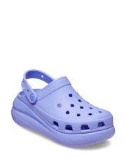 Crocs Purple Classic Crush Clogs - Image 1 of 4