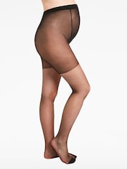 JoJo Maman Bébé Black 2-Pack 15 Denier Maternity Tights - Image 1 of 1