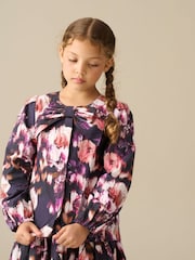 Қызғылт - Angel & Rocket Darcey басылған бант топ - 5суретінің 1 суреті