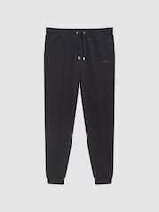 Reiss Navy Noah Interlock Drawstring Motif Joggers - Image 2 of 5