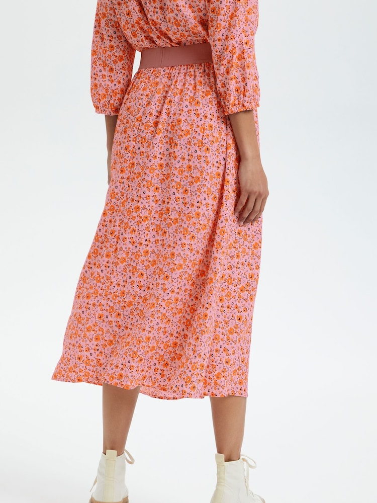 Saint Tropez Pink Inka Full Length Skirt - Image 2 of 7 Saint Tropez Pink Inka Full Length Skirt - Image 2 of 7