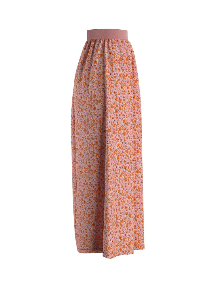 Saint Tropez Pink Inka Full Length Skirt - Image 7 of 7 Saint Tropez Pink Inka Full Length Skirt - Image 7 of 7
