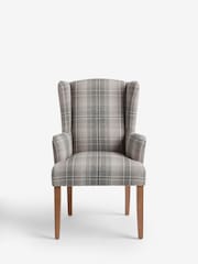 Versatile Check Nevis Grey Sherlock Dining Chair - Image 2 of 8