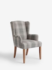 Versatile Check Nevis Grey Sherlock Dining Chair - Image 3 of 8