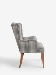 Versatile Check Nevis Grey Sherlock Dining Chair - Image 4 of 8