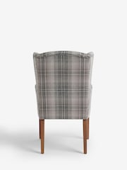 Versatile Check Nevis Grey Sherlock Dining Chair - Image 5 of 8