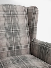 Versatile Check Nevis Grey Sherlock Dining Chair - Image 6 of 8