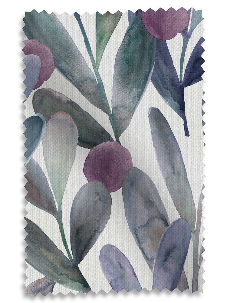 Voyage Violet Grey Enso Made to Measure Roman Blind - Image 5 of 5