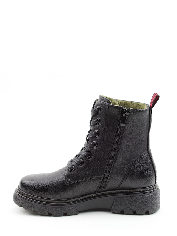 Heavenly Feet Ladies Style Trentino Water Resistant Black Boots - Image 2 of 4