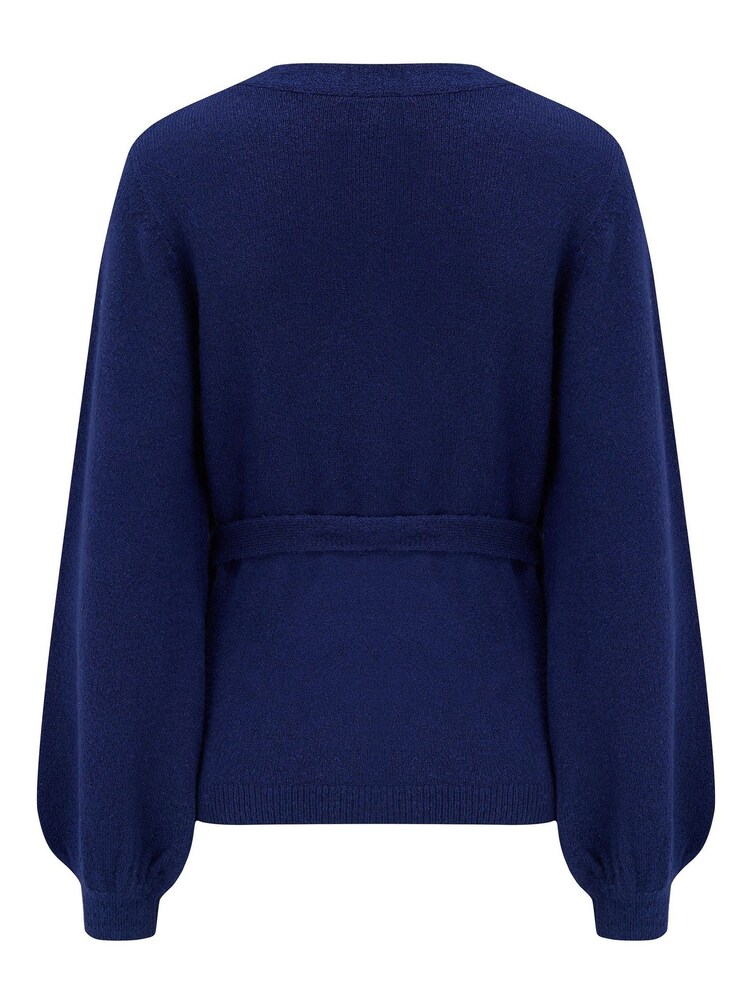 Pour Moi Dark Blue Elle Knit Ballet Jumper - Image 5 of 5