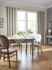 Laura Ashley Silver Saron Made To Measure Curtains - Image 1 of 8