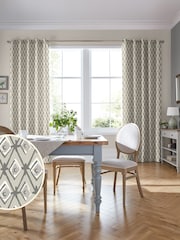 Laura Ashley Silver Saron Made To Measure Curtains - Image 2 of 8