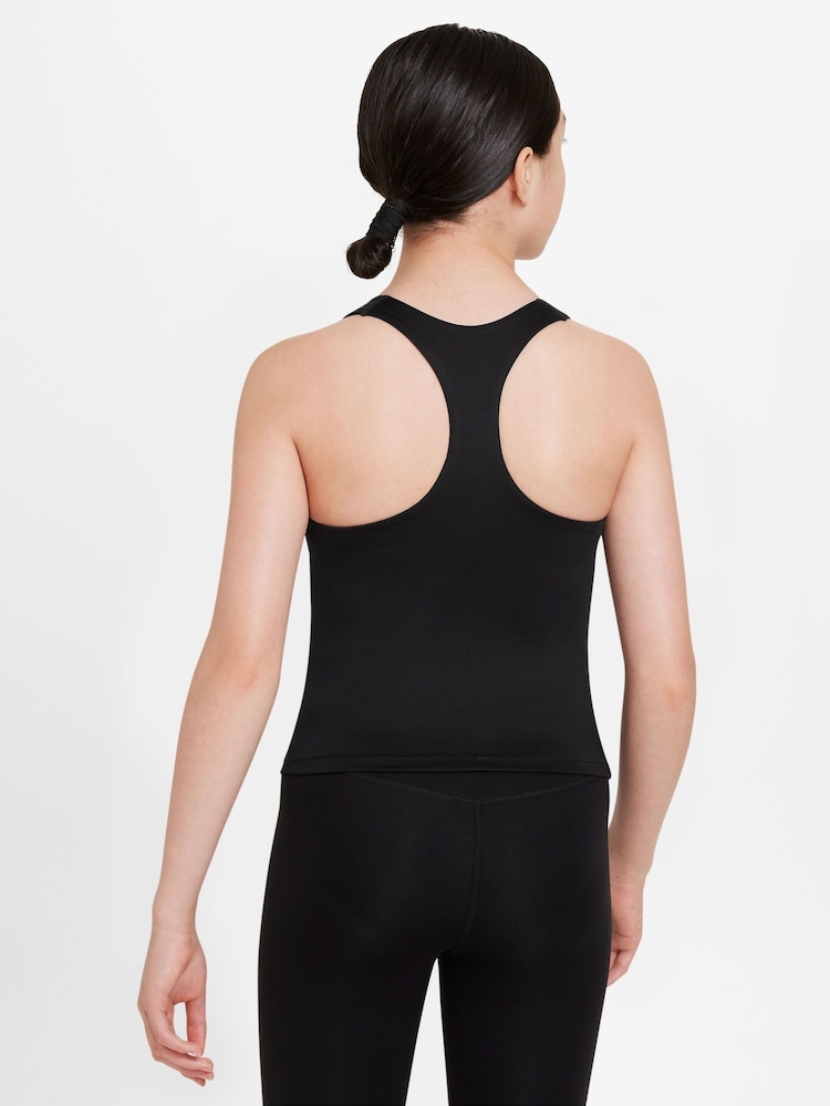 Nike Black Dri-FIT Swoosh Tank Sports Bra - Image 2 of 6