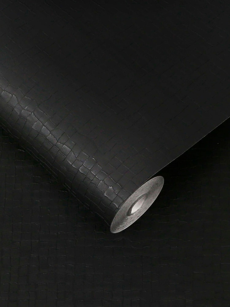 Graham & Brown Black Serpentine 10M Wallpaper - Image 3 of 3 Graham & Brown Black Serpentine 10M Wallpaper - Image 3 of 3