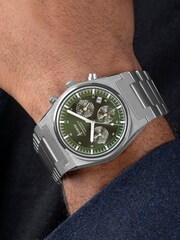 Accurist Mens Silver Tone Origin Stainless Steel Bracelet Chronograph Watch - Image 6 of 6