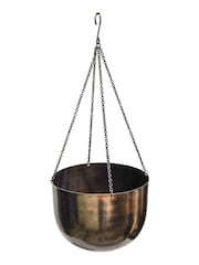 Ivyline Brown Garden Indoor Mayfair Hanging Planter - Image 2 of 4