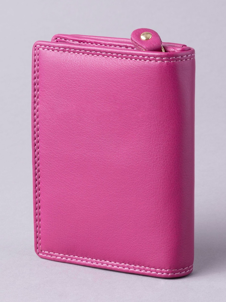 Lakeland Leather Cranberry Small Tab Purse - Image 2 of 5