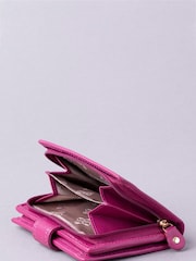 Lakeland Leather Cranberry Small Tab Purse - Image 5 of 5