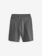 Charcoal Grey 1 Pack Basic Jersey Shorts (3-16yrs) - Image 2 of 2