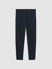Reiss Navy Heron Tapered Trousers - Image 2 of 4