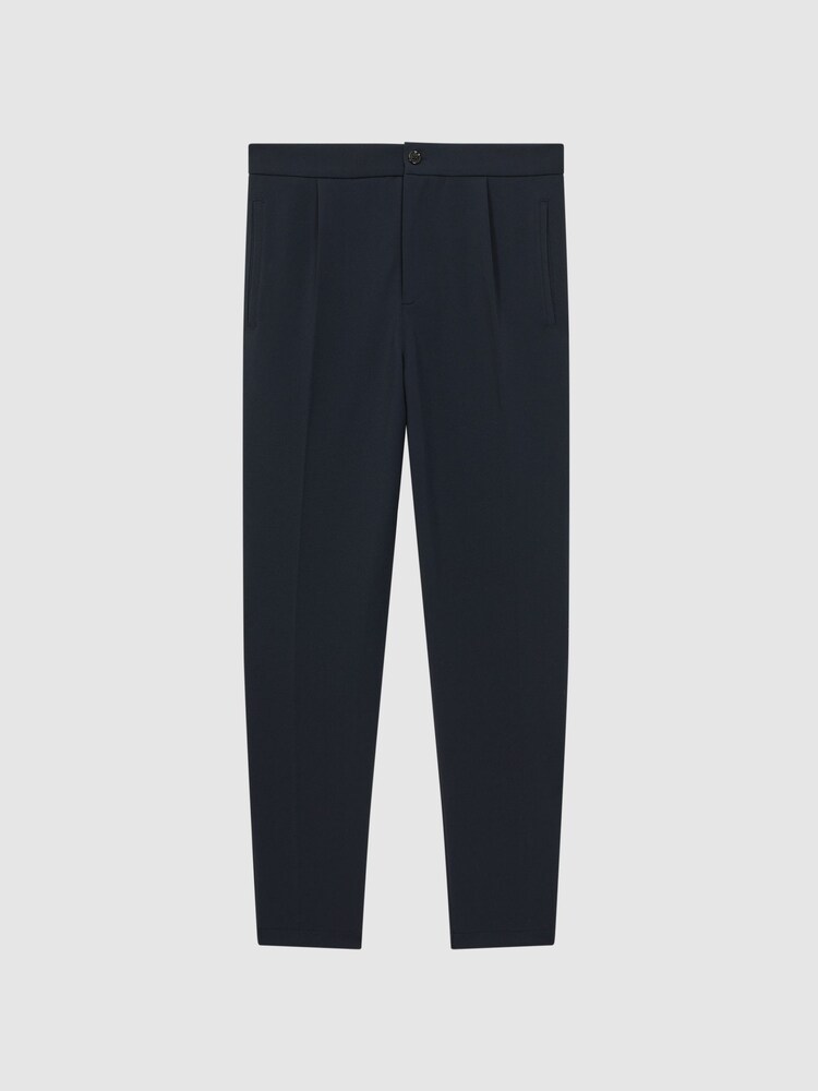 Reiss Navy Heron Tapered Trousers - Image 2 of 4 Reiss Navy Heron Tapered Trousers - Image 2 of 4