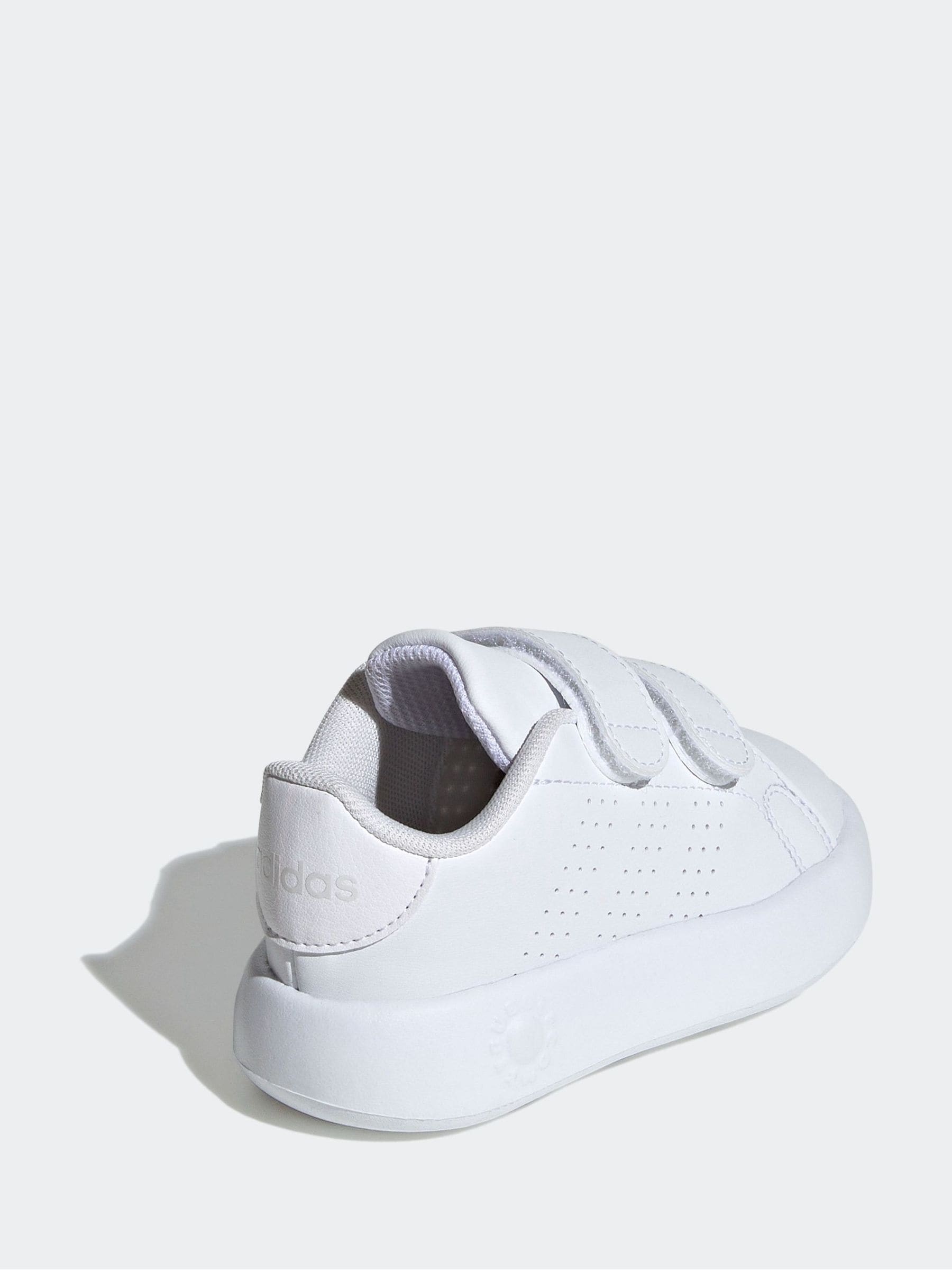 Buy adidas White Kids Advantage Trainers from Next Luxembourg