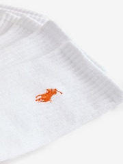 Polo Ralph Lauren Off White Cotton Crew Socks 6 Pack - Image 3 of 9