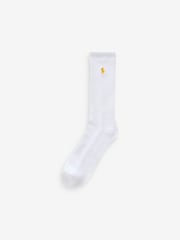 Polo Ralph Lauren Off White Cotton Crew Socks 6 Pack - Image 5 of 9